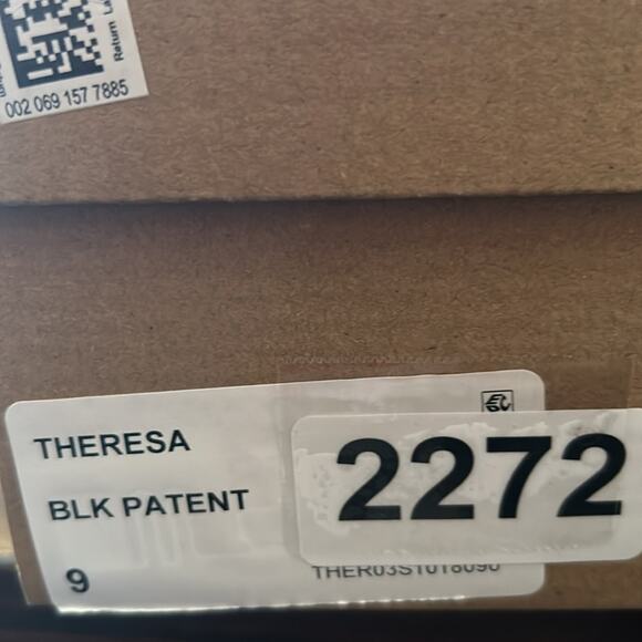 Steve Madden Theresa Black Patent Elegant Glam Ankle Strap Stiletto Heels NEW 9 - Picture 10 of 10